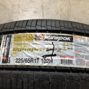 1 New 225 65 17 Hankook Dynapro HP2 Tire