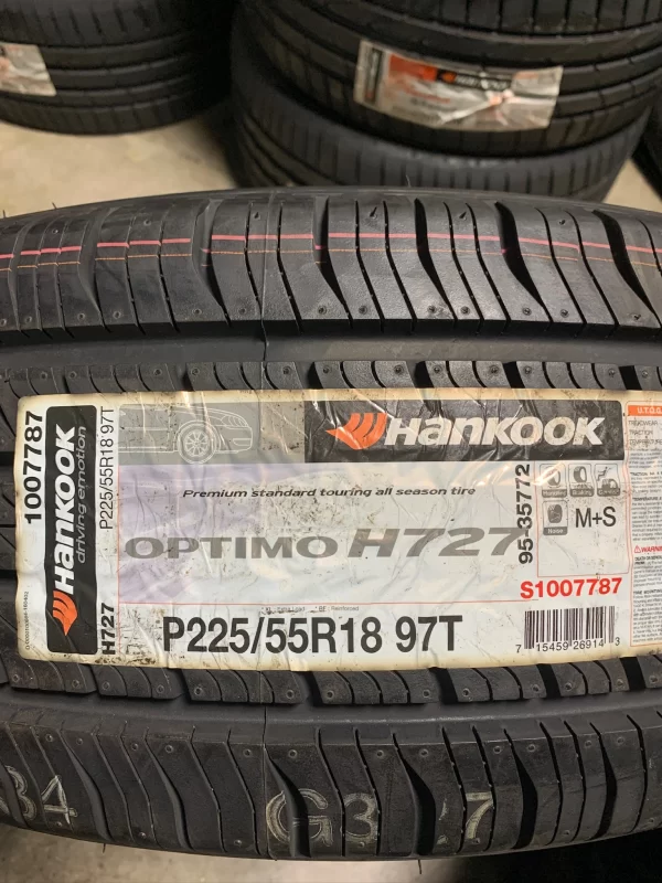 2 New 225 55 18 Hankook Optimo H727 Tires - Image 6